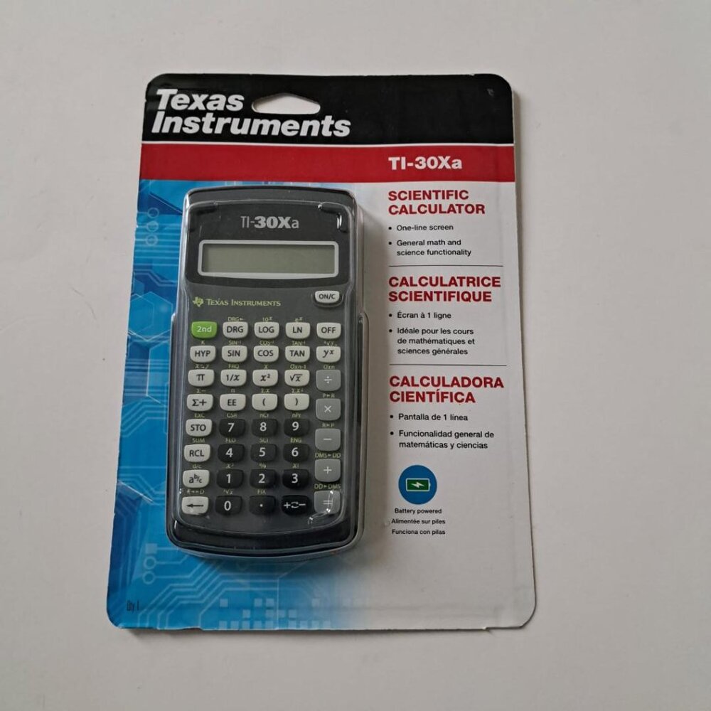 Texas Instruments TI-30Xa Scientific Calculator New sealed